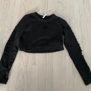 Cropped Alo Yoga Sweatshirt